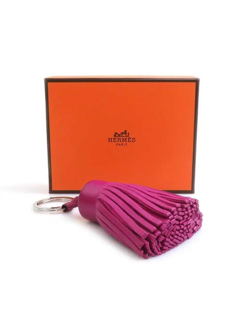 Auth Hermes Carmen Key Ring Holder #307806H16B